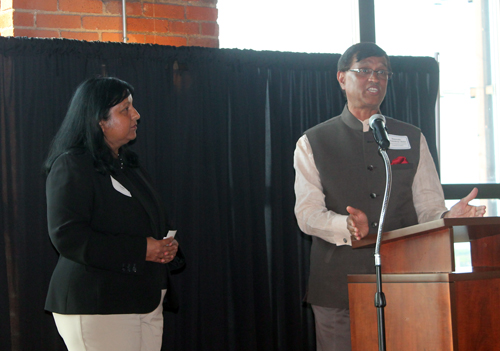 Radhika Reddy and Consul General Mulay