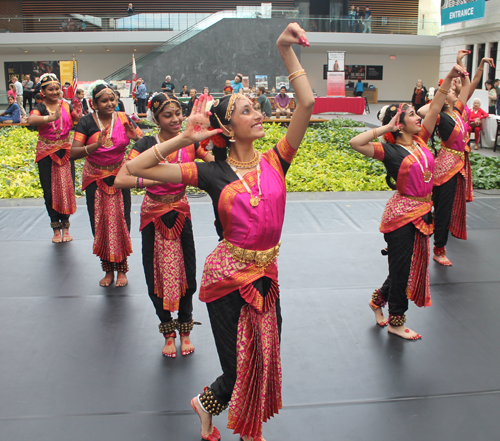 Students from the Nritya Gitanjali School of Dance and Music in Cleveland