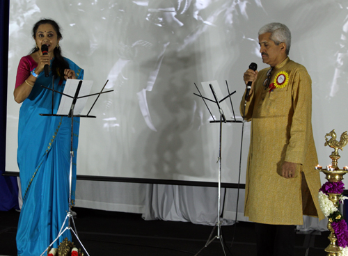 Mrs and Dr Naveen Uli singing
