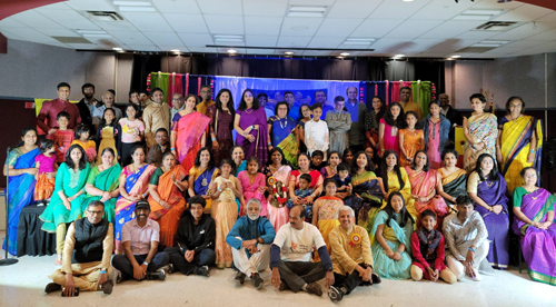 Kasturi Kannada Cultural Association Diwali group photo