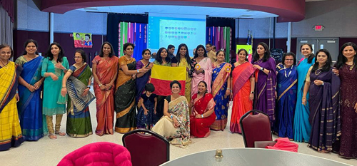 Kasturi Kannada Cultural Association Diwali group photo