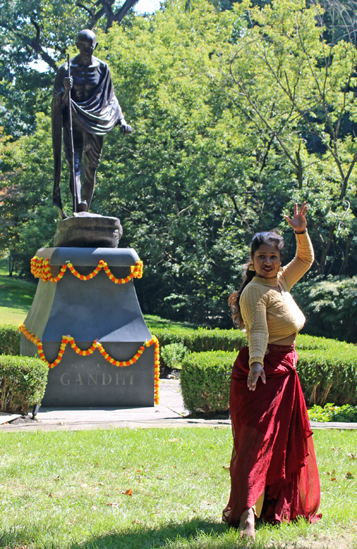 a young lady performs classical and then Bollywood dances