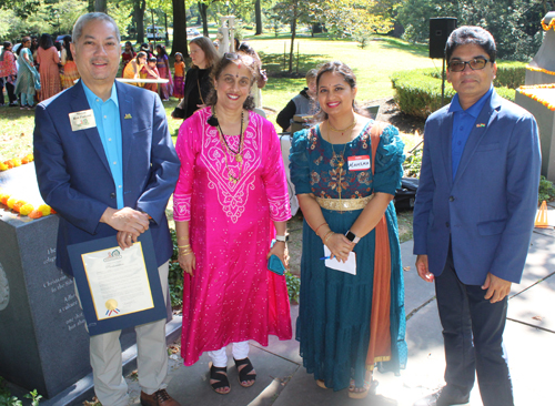 Ron Falconi, Deepa Rao, Mahima Rao and Bharat Kumar