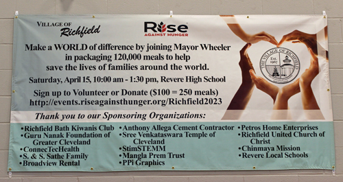 Richfield Hunger Event banner