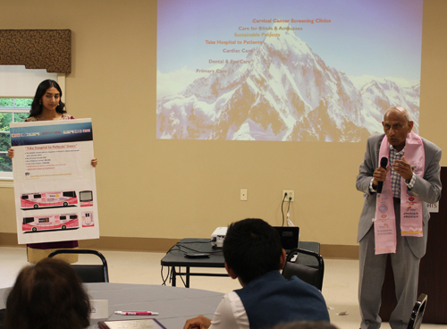 Ramesh Shah gives presentation