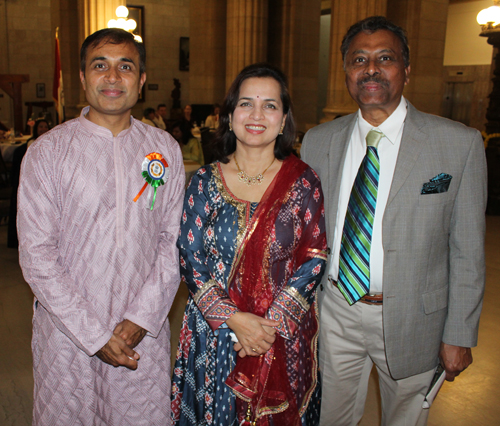 Group at FICA Diwali event at Cleveland City Hall