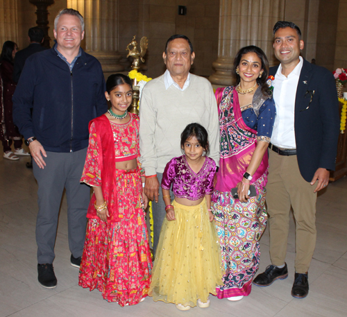 Group at FICA Diwali event at Cleveland City Hall