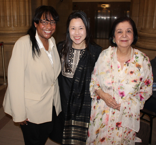 Group at FICA Diwali event at Cleveland City Hall