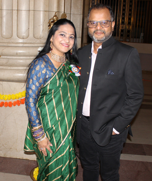 Group at FICA Diwali event at Cleveland City Hall