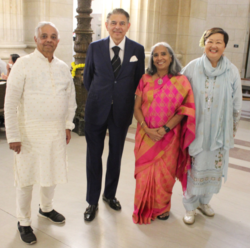 Group at FICA Diwali event at Cleveland City Hall