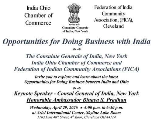 India Ohio Business event