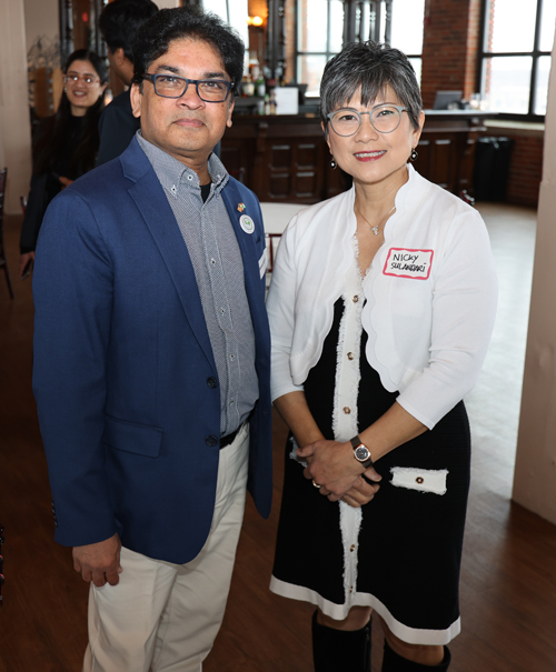 Bharat Kumar and Nikki Sulandari