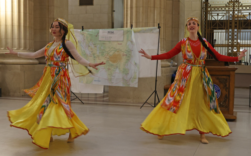 Members of the Aya Alibek Dance School performed this Uzbek Dance