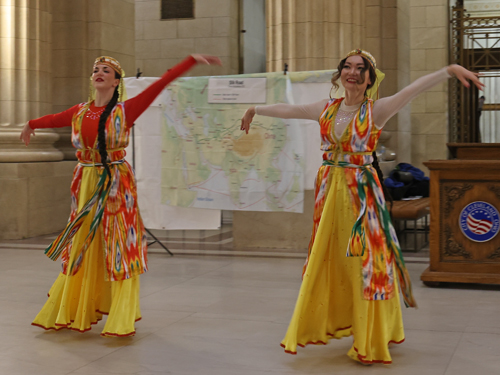 Members of the Aya Alibek Dance School performed this Uzbek Dance