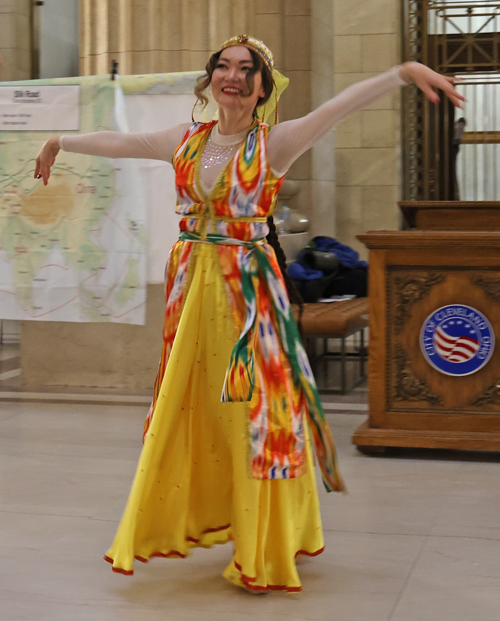 Members of the Aya Alibek Dance School performed this Uzbek Dance