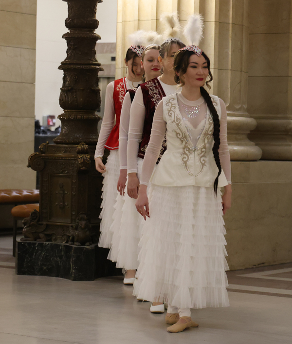Members of the Aya Alibek Dance School performed a Kazakh Group Dance