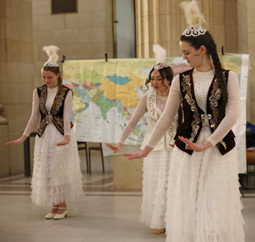 Members of the Aya Alibek Dance School performed a Kazakh Group Dance