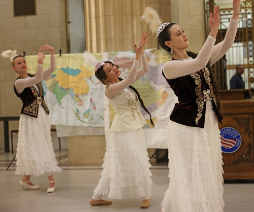Members of the Aya Alibek Dance School performed a Kazakh Group Dance