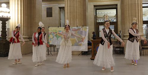 Members of the Aya Alibek Dance School performed a Kazakh Group Dance