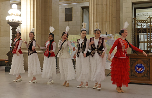Members of the Aya Alibek Dance School performed a Kazakh Group Dance