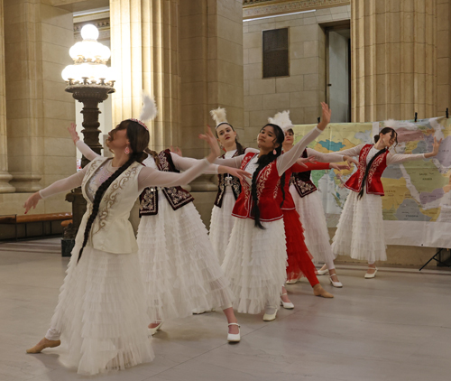 Members of the Aya Alibek Dance School performed a Kazakh Group Dance