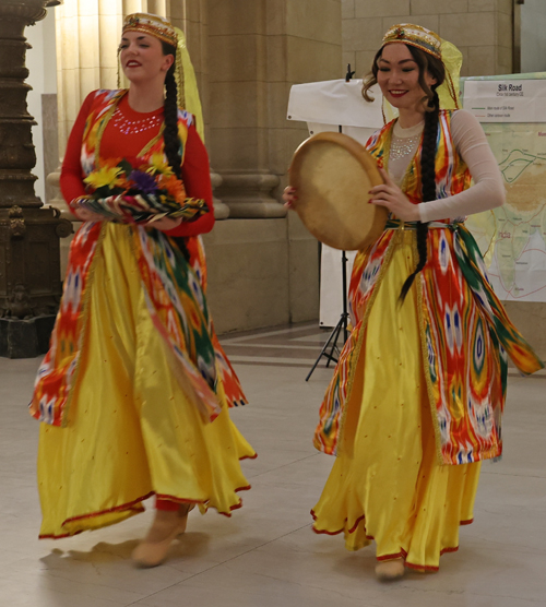 Members of the Aya Alibek Dance School performed this Uzbek Dance
