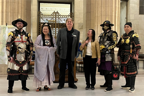 Silk Road members with Chia-Min Chen