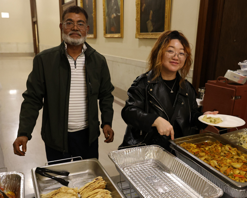 Serving the food at Nowruz