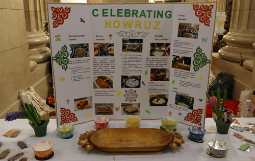 Nowruz display at City Hall
