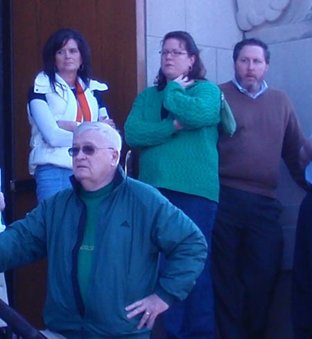 Crowd at Saint Colman Catholic Church on Saint Patrick's Day (photo by Dan Hanson)