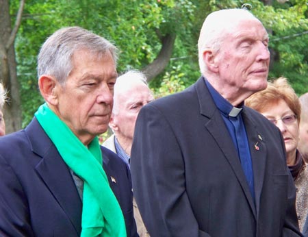Senator George Voinovich and Fr. Jim O'Donnell