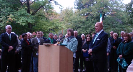 Singing the Irish National Anthem