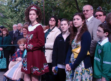 Singing the Irish National Anthem - Cleveland Irish Cultural Garden photos by Dan Hanson