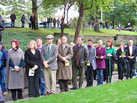 Singing the Irish National Anthem