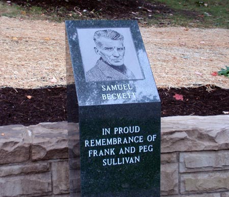 Samuel Beckett - Cleveland Irish Cultural Garden photos by Dan Hanson