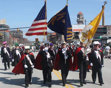 Knights of Columbus at Cleveland St. Patrick's Day Parade