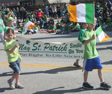 Right to Life Society at Cleveland St. Patrick's Day Parade