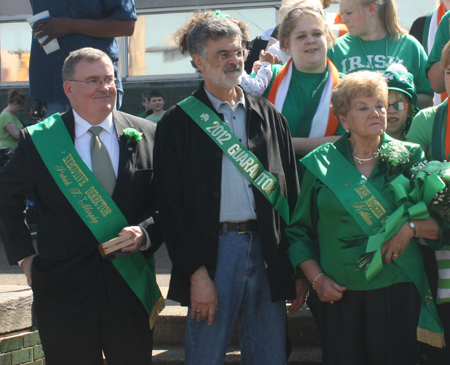 Cleveland St Patrick's Day Parade Executive Director Patrick T. Murphy, Mayor Frank Jackson and Kathleen Sheehan