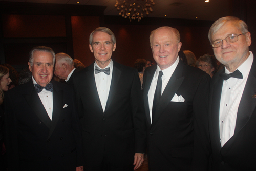 Tom Scanlon, Senator Rob Portman, Ed Crawford and Gerry Quinn