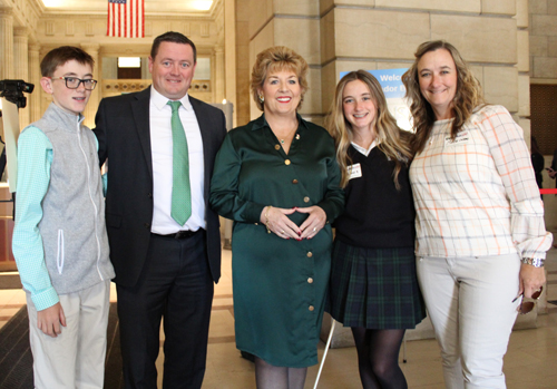 Ambassador Byrne Nason with Mark Owens and family