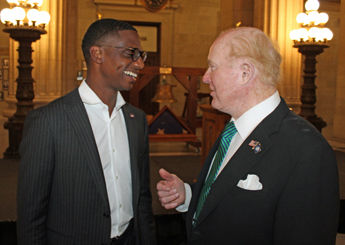 Mayor Bibb and Ambassador Crawford