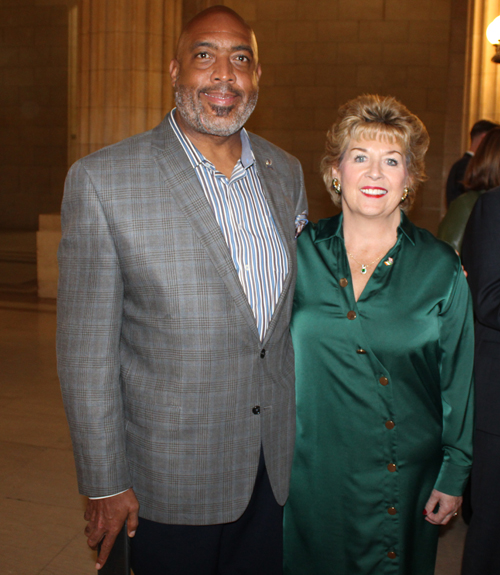 Council President Blaine Griffin and Ambassador Byrne Nason