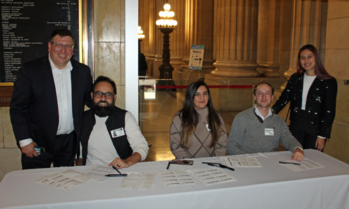 Joe Cimperman and Global Cleveland volunteers