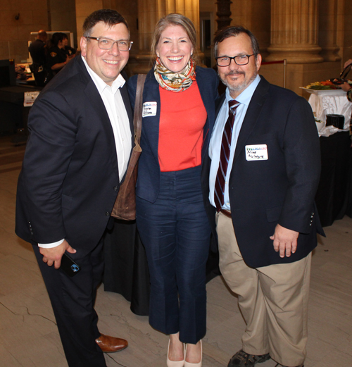 Joe Cimperman, Megan Wilson and Mike McIntyre