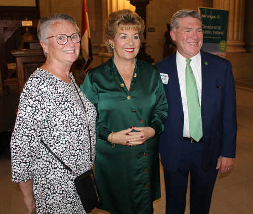 Ambassador Byrne Nason with Nancy and Dave McLaughlin