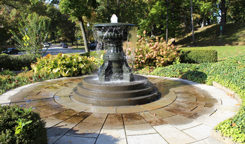 Lennon Fountain in Cleveland's Irish Cultural Garden