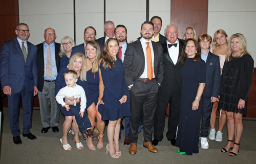 Mike Gibbons with family members