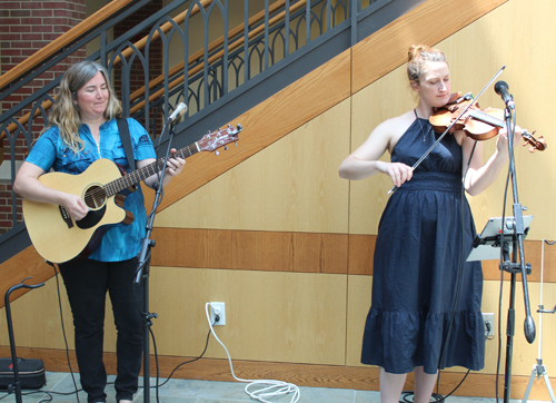 Custy and McNamara at Mayo Society Tea