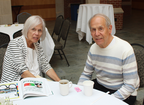 2023 Mayo Society Tea attendees - Barb and Mike Wagner