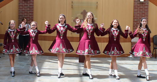 Murphy Irish Dancers at Mayo Society Tea